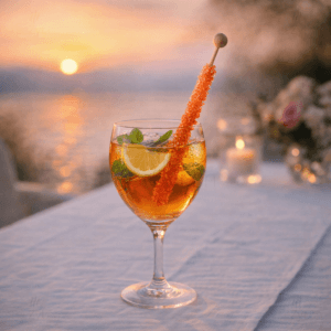 Ein Bild von Cocktail Stick - orange-rot, in der Kategorie Zucker und Kandis