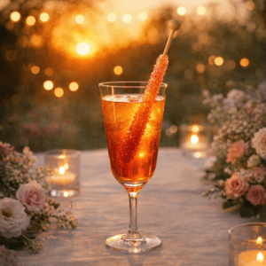Ein Bild von Cocktail Stick - orange-rot, in der Kategorie Zucker und Kandis