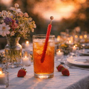 Ein Bild von Cocktail Sticks - rot mit Erdbeeraroma, in der Kategorie Zucker und Kandis
