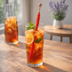 Ein Bild von Cocktail Sticks - rot mit Erdbeeraroma, in der Kategorie Zucker und Kandis