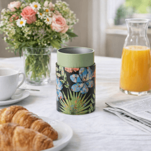 Ein Bild von Dose Rustic Flower - 150g - Set a 2 Stück, in der Kategorie Teedosen