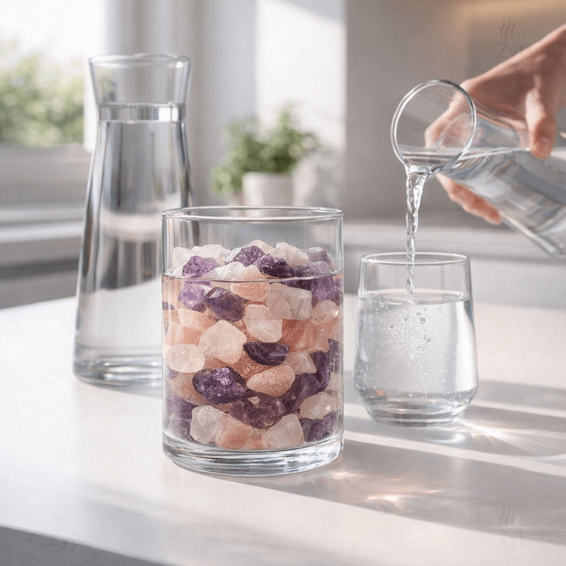 Ein Bild von Edle Wassersteine für Lotus Natura Plus Wasserfilter, in der Kategorie Teekannen und Teesets Zubehör