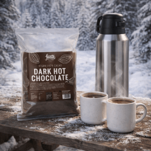 Ein Bild von Fonte Dark Hot Chocolate (45% Kakao) - 1kg, in der Kategorie Nahrungsmittel Schokolade Latte