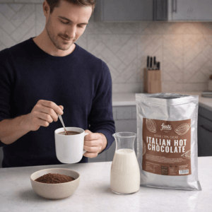Ein Bild von Fonte Italian Hot Chocolate (35% Kakao) - 1kg, in der Kategorie Nahrungsmittel Latte Schokolade
