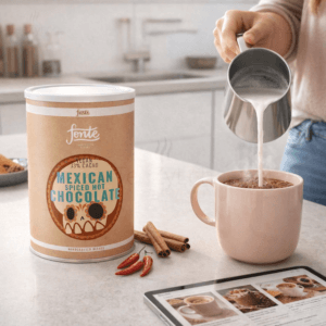 Ein Bild von Fonte Mexican Spiced Hot Chocolate, in der Kategorie Nahrungsmittel Latte Schokolade