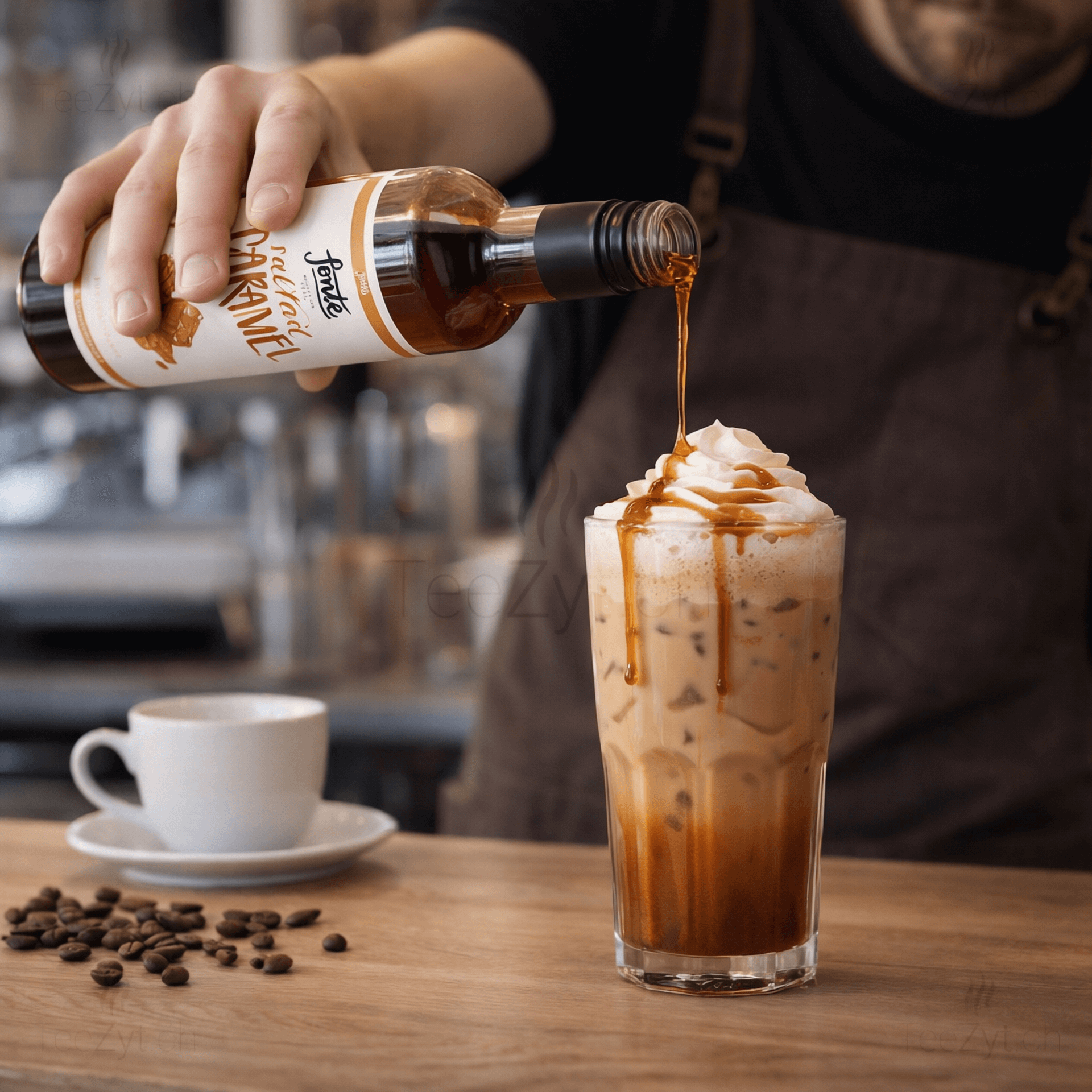 Ein Bild von Fonte Salted Caramel Syrup, in der Kategorie Nahrungsmittel Sirup