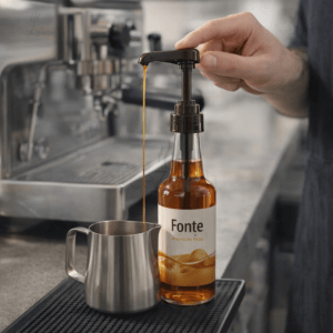 Ein Bild von Fonte Sirup Pumpe, in der Kategorie Nahrungsmittel Teezubehör Küchenzubehör