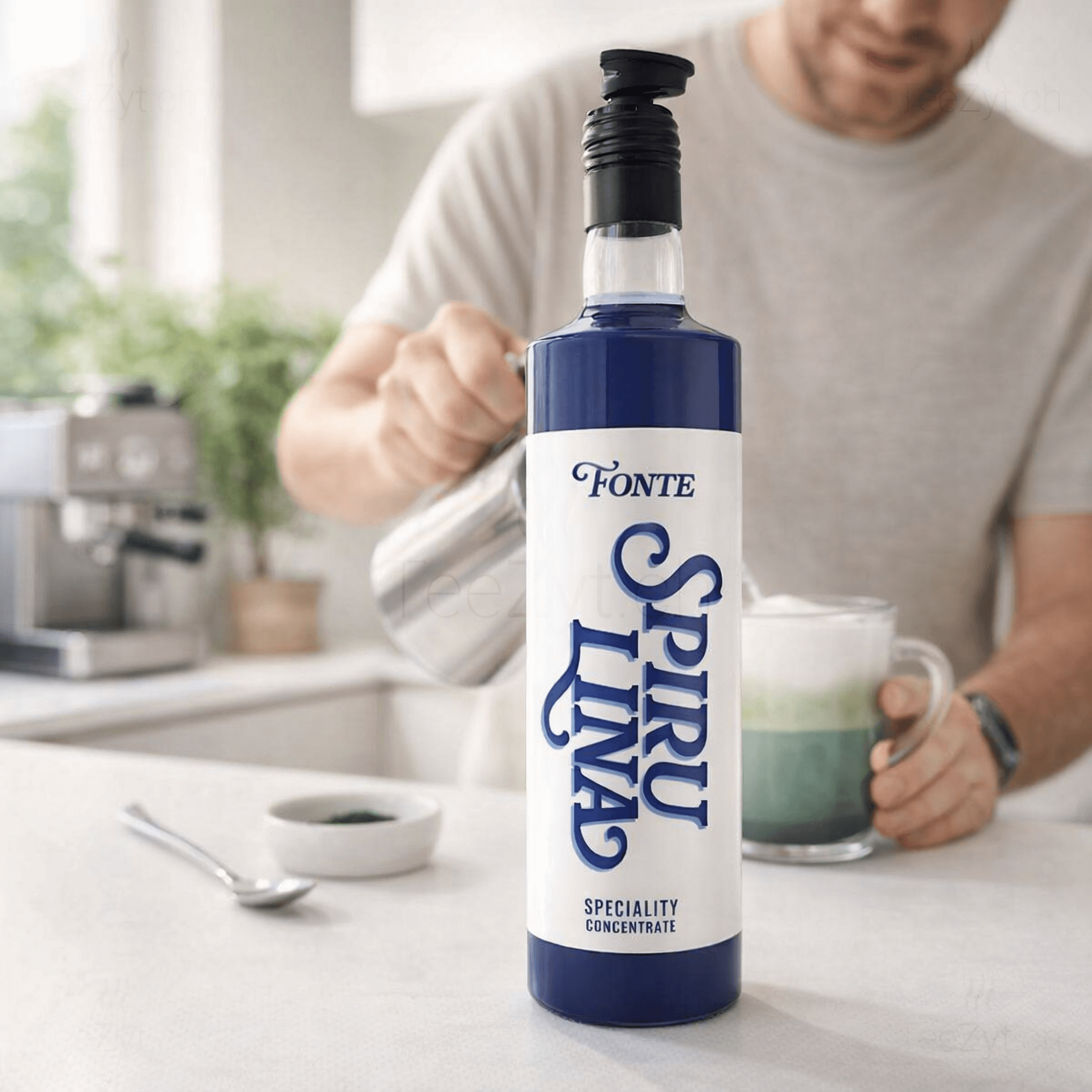 Ein Bild von Fonte Speciality Concentrate Spirulina, in der Kategorie Nahrungsmittel Sirup