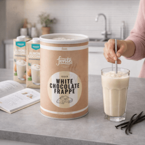 Ein Bild von Fonte White Chocolate Frappé, in der Kategorie Nahrungsmittel Schokolade Latte