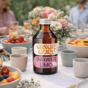 Ein Bild von GINGR GURU - Ingwer Limo - Bio, in der Kategorie Nahrungsmittel