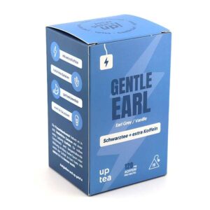Ein Bild von Gentle Earl - Earl Grey Vanille - extra Koffein, in der Kategorie Schwarz Tee aromat. Earl Grey Tee mit Koffein Tee im Teebeutel kaufen