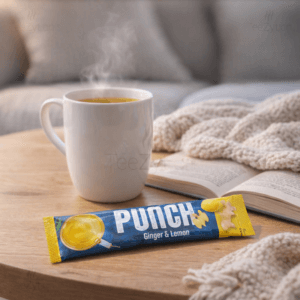 Ein Bild von Ginger Lemon - Stick à 22 Gramm, in der Kategorie Nahrungsmittel Instantgetränke