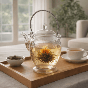 Ein Bild von Glaskanne "Mata" 0.45l, in der Kategorie Teekannen und Teesets Teekannen mit Sieb Kaufen Teekanne aus Glas kaufen