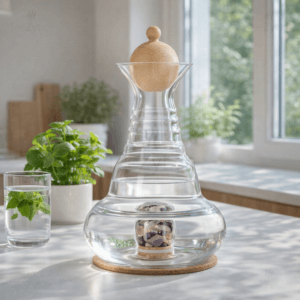 Ein Bild von Glaskaraffe Alladin 1.2L, in der Kategorie Teekannen und Teesets Karaffen