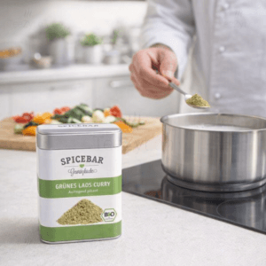Ein Bild von Grünes Laos Curry - Bio - Dose a 80g, in der Kategorie Kräuter und Gewürze Curry