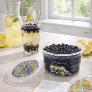 Ein Bild von Heidelbeer-Fruchtperlen (Blueberry) für Bubble Tea - 450g, in der Kategorie Nahrungsmittel Popping Bobas