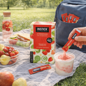 Ein Bild von Instick - Erdbeere - 12 x 2.5g, in der Kategorie Nahrungsmittel Instantgetränke