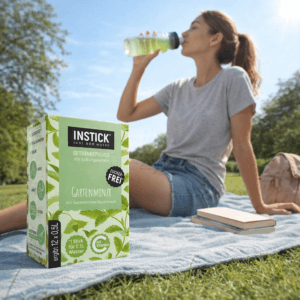 Ein Bild von Instick - Gartenminze - 12 x 2.5g, in der Kategorie Nahrungsmittel Instantgetränke