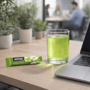 Ein Bild von Instick - Grüner Apfel - 12 x 2.5g, in der Kategorie Nahrungsmittel Instantgetränke