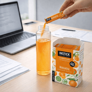 Ein Bild von Instick - Mandarine - 12 x 2.5g, in der Kategorie Nahrungsmittel Instantgetränke
