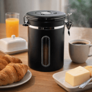 Ein Bild von Kaffeedose Edelstahl - 1800 ml, in der Kategorie Teedosen