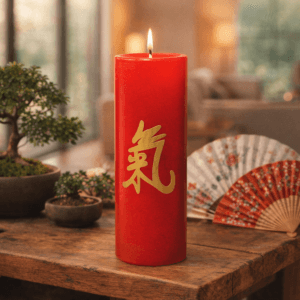 Ein Bild von Kerze mit China Symbol rot, in der Kategorie Kerzen
