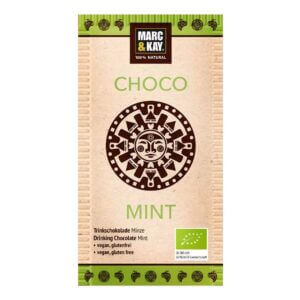 Ein Bild von Marc & Kay - Trinkschokolade "Choco Mint"  - Bio, in der Kategorie Nahrungsmittel Schokolade Instantgetränke
