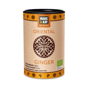Ein Bild von Marc & Kay - Trinkschokolade "Oriental Ginger"  - Bio, in der Kategorie Nahrungsmittel Instantgetränke Schokolade