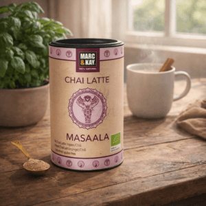Ein Bild von Marc & Kay - Chai Latte Masaala - Bio, in der Kategorie Nahrungsmittel Latte