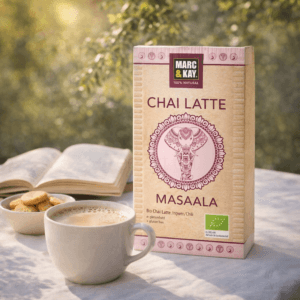 Ein Bild von Marc & Kay - Chai Latte Masaala - Bio, in der Kategorie Nahrungsmittel Latte