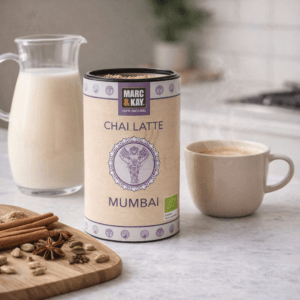Ein Bild von Marc & Kay - Chai Latte Mumbai - Bio, in der Kategorie Nahrungsmittel Latte