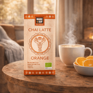 Ein Bild von Marc & Kay - Chai Latte Orange - Bio, in der Kategorie Nahrungsmittel Latte