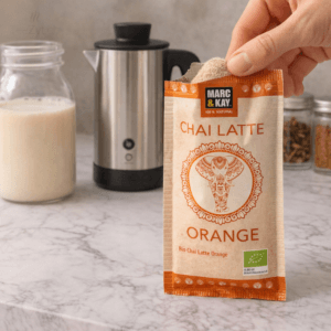 Ein Bild von Marc & Kay - Chai Latte Orange - Bio, in der Kategorie Nahrungsmittel Latte