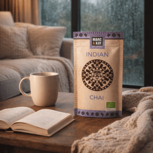 Ein Bild von Marc & Kay - Trinkschokolade "Indian Chai"   - Bio, in der Kategorie Nahrungsmittel Schokolade
