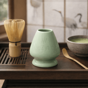 Ein Bild von Matcha Bambusbesen Halter, in der Kategorie Teezubehör Matcha Besenhalter