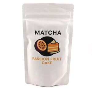 Ein Bild von Matcha - Passion Fruit Cake, in der Kategorie Kräutertee und Gewürztee Matcha Tee Grün Tee aromat. Eistee