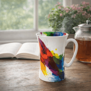 Ein Bild von Mega Mug - On colour - Flow, in der Kategorie Teetassen und Gläser