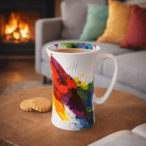 Ein Bild von Mega Mug - On colour - Flow, in der Kategorie Teetassen und Gläser