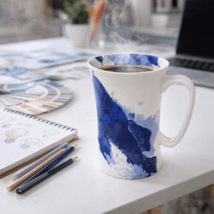 Ein Bild von Mega Mug - Seeing Blue, in der Kategorie Teetassen und Gläser