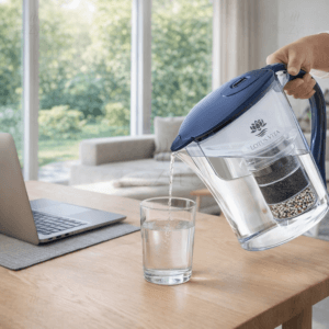 Ein Bild von NATURA PLUS® Filterkanne FAMILY - Blau, in der Kategorie Teekannen und Teesets