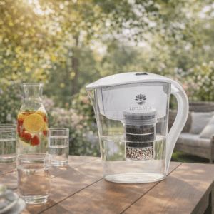 Ein Bild von NATURA PLUS® Filterkanne FAMILY - Weiss, in der Kategorie Teekannen und Teesets