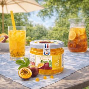 Ein Bild von Passionsfruchtperlen für Bubble Tea - 240g, in der Kategorie Nahrungsmittel Popping Bobas