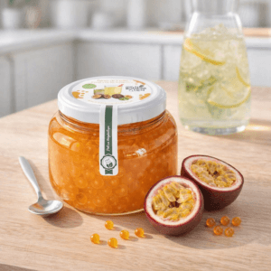 Ein Bild von Passionsfruchtperlen für Bubble Tea - 450g, in der Kategorie Nahrungsmittel Popping Bobas