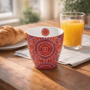 Ein Bild von Porzellan-Becher Sonji 3.2dl, in der Kategorie Teetassen und Gläser