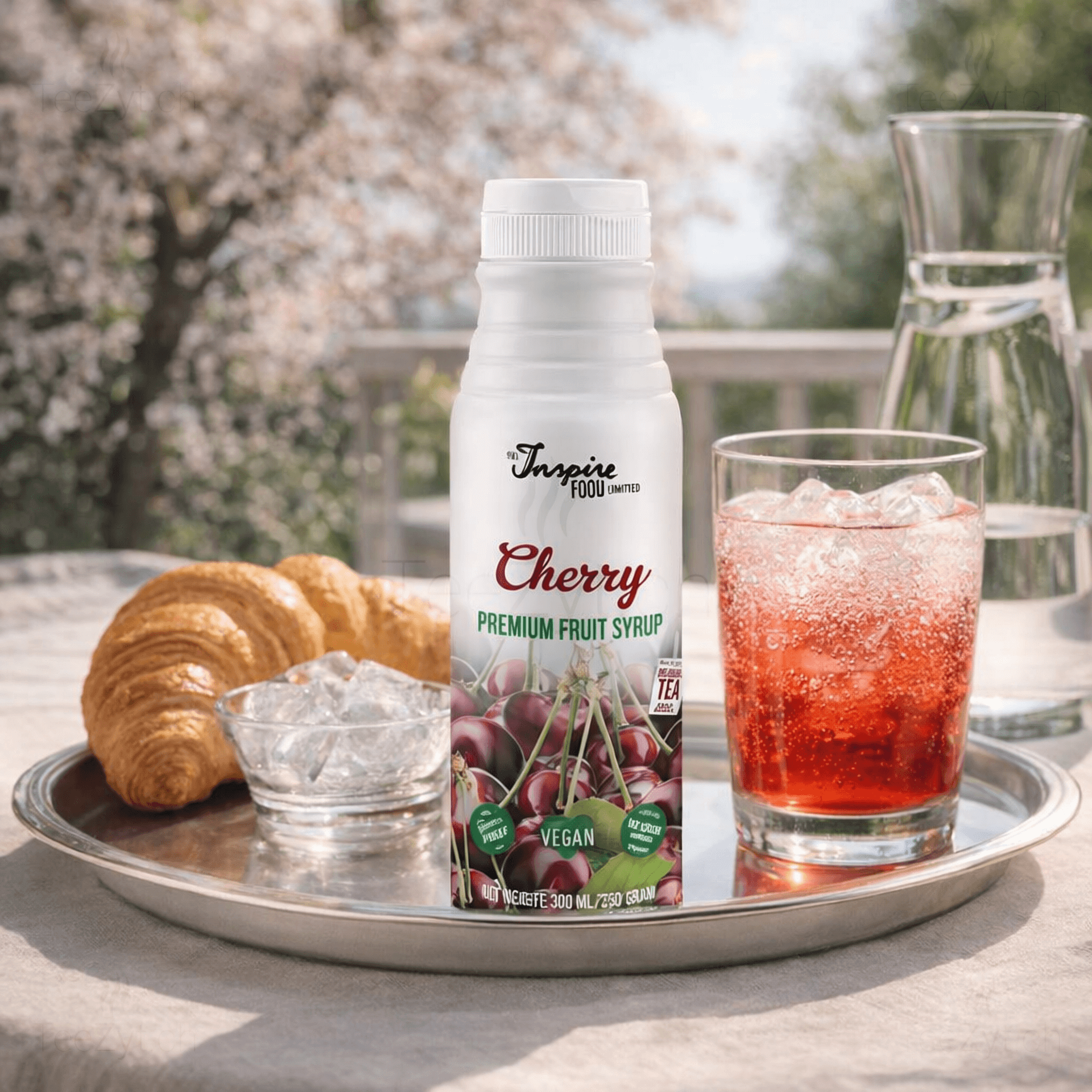 Ein Bild von Premium - Kirsch - Sirup, in der Kategorie Nahrungsmittel Sirup