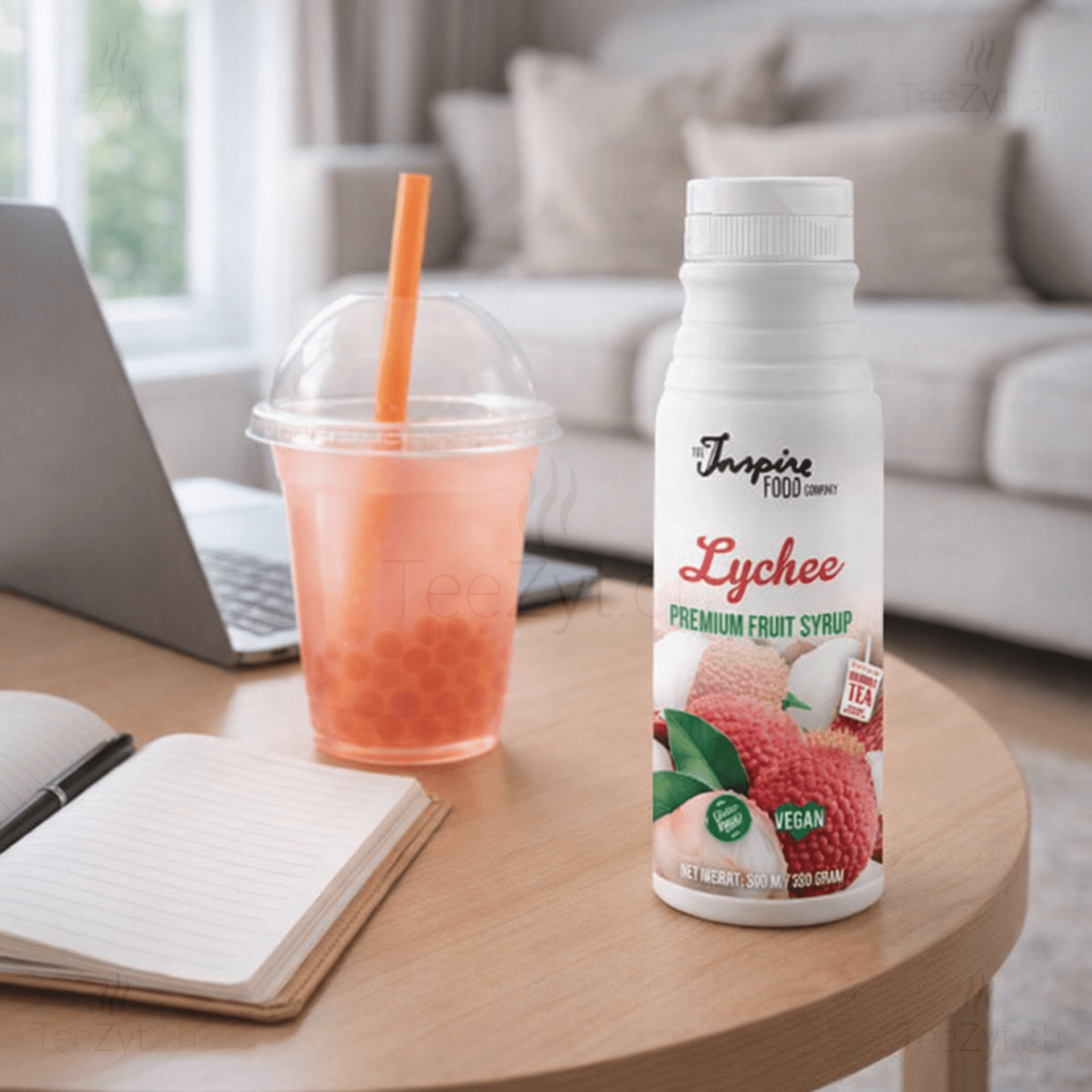 Ein Bild von Premium - Lychee - Sirup, in der Kategorie Nahrungsmittel Sirup