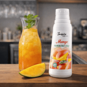Ein Bild von Premium - Mango - Fruchtsirup, in der Kategorie Nahrungsmittel Sirup