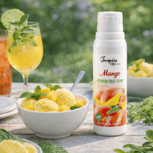 Ein Bild von Premium - Mango - Fruchtsirup, in der Kategorie Nahrungsmittel Sirup