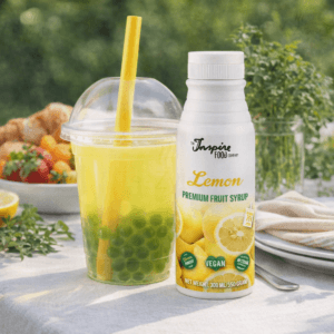 Ein Bild von Premium - Zitrone - Fruchtsirup, in der Kategorie Nahrungsmittel Sirup