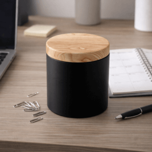 Ein Bild von Runddose elegant black, in der Kategorie Teedosen